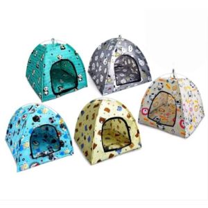 tenda kandang kucing peliharaan lucu tempat tidur hewan