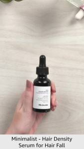 Minimalist Hair Density Serum 18% With Procapil Capixyl Redensyl Anagain & Baicapil For Hair Fall Control Women & Men 30 ml.