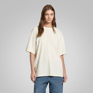 Fruit of the Loom Soft Premium Oversized Tshirt for Men & Women with Pocket 100% Cotton Mens T-shirts Plain Boxy Tops