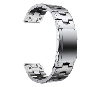 Zenia 22mm Skin-friendly Titanium Alloy Ultralight Material Watch Strap for Garmin Fenix 8 AMOLED E 47mm 7 6 Pro Sapphire Solar 5 Plus Forerunner 745 935 945 955 Solar 965 970 Descent G1 G2 D2 Delta Epix Gen 2 Quatix Approach S70 S60 S62 MARQ COROS VERTIX