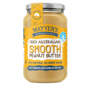 Mayvers Smooth Peanut Butter 375g (Feb 2025)
