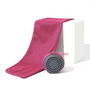 Cooling Towel for Gym Outdoor Sports with Portable EVA Box Exercise Essential Great for Sports Gym and Backpacking