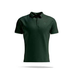 Kaos Polo Hijau Green Army KREST Premium Monogram Shirt Prime Cotton