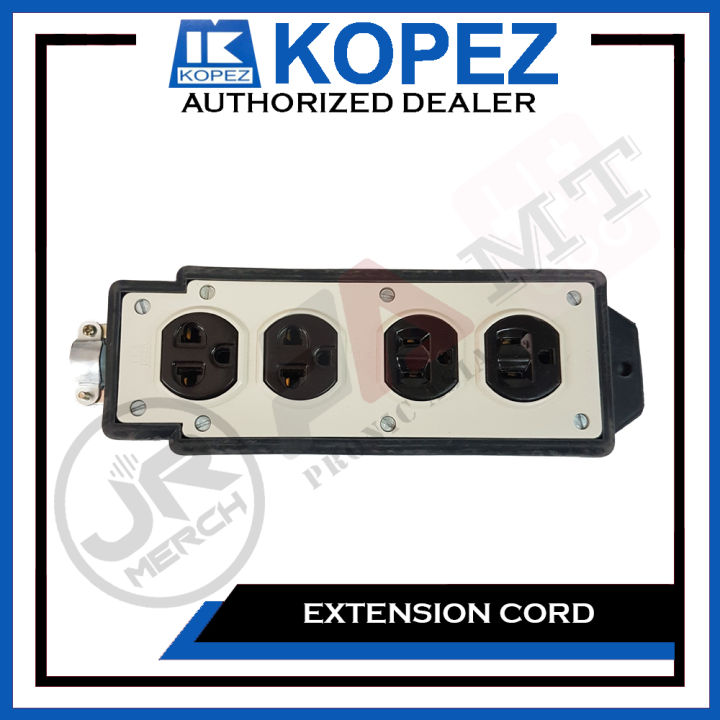 Kopez (KM-2202) Unbreakable Power Strip Outlet 4 Gang, 1200 watts ...