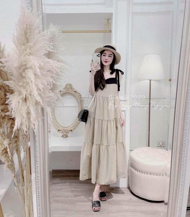 Váy bầu đẹp rẻ đầm bầu kẻ sọc thời trang thiết kế đẹp phù hợp công sở - dự  tiệc - đi chơi giá rẻ V02 | Shopee Việt Nam