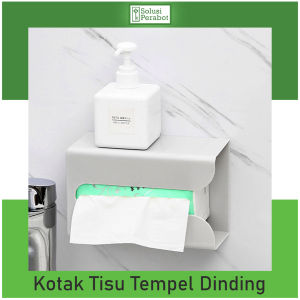 Kotak Tisu Tempel Dinding / Tempat Tissue Dapur Kamar Mandi Toilet Gantung Box Serbaguna