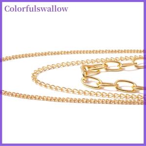 Colorfulswallow Dài Wallet belt eo Chain Rock Punk quần jean Keychain Keyring phụ nữ đồ trang sức