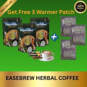 ORIGINAL EASEBREW HERBAL COFFEE 30Sachets per pack with Stevia Organic Coffee Natural Beverages