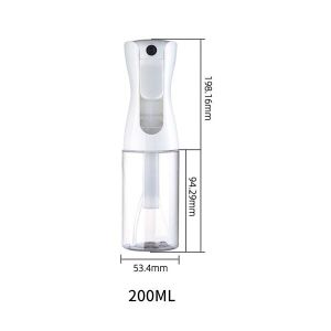 3 Size Spray Bottles Refillable Bottles Handheld Plant Sprinkler Continuous Mist Watering Can Salon Barber Gardening Atomizer