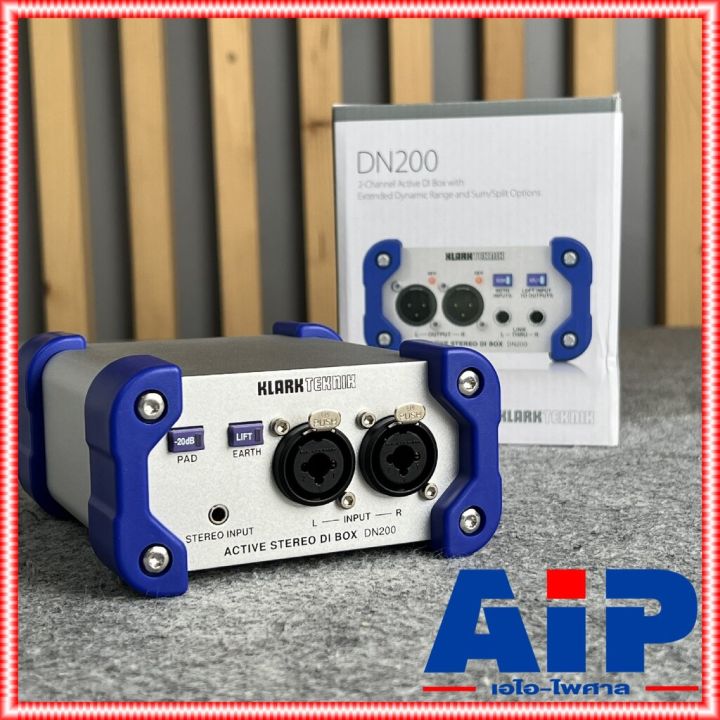KLARK TEKNIK DN-200 2ch actiive DI Active Stereo Direct Box แอคทีฟ