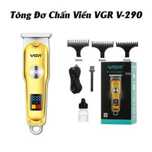 Tông đơ cắt tóc chấn viền VGR V-290 chuyên nghiệp Máy Tăng đơ cắt tóc chấn viền gia đình trẻ em tại nhà salon tiện lợi lưỡi cắt sắc bén