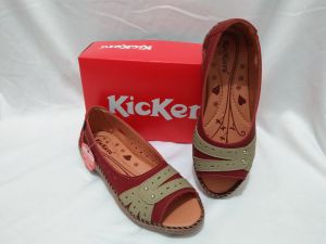 Sepatu Casual Wanita KicKers Aulia 17 Salem Cream ( COD )