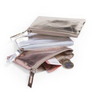 【COD&Fast Delivery】Zipper Coin Purses Soft PU Leather Storage Card Holder Simple Waterproof Purse