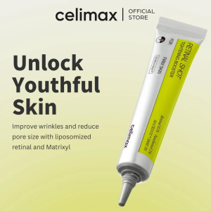 Celimax Vita A Retinal Shot Tightening Booster 15mL for Firmer Skin Pore Minimizer Wrinkles & Fine Lines