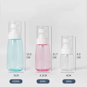 60ml Plastic Empty Spray Bottles Transparent Easy Carry Travel Bottle Portable Pump Spray Bottle