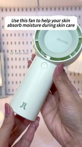 JISULIFE Handheld Fan Life5 Plus Mini Portable Hand Fan 16H USB Rechargeable Personal Battery Operated 5-Speed Small Pocket Fan for Travel Outdoor Students