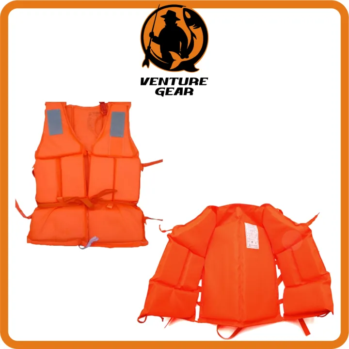 Reflective Padding Venture Gear Enhanced Visibility Nylon Life Jacket with Reflective ...