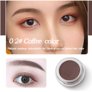 4 Color Waterproof Eyebrow Cream Eyeliner Smudge-Proof High Pigment Lasting Multi-Uses Eyebrow Dye Cream