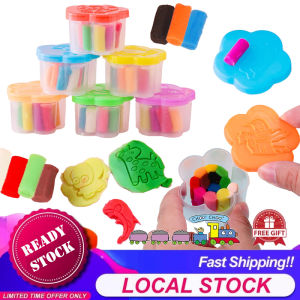 [Choo Choo Toy] 12 Colour Mini Clay Set Handmade Plasticine For Kids Birthday Party Art Craft Toys 黏土 Tanah Liat - BT425