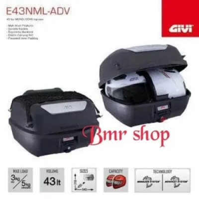 Box GIVI E43 E43NTL E 43 HitamDoff