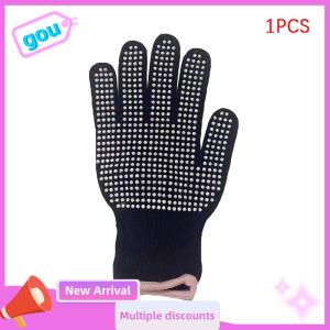 gou 1PC New Double-sided Hair Straightener Perm Curling Hairdressing Heat Resistant Finger Glove Hair Salon Tools Thermal Styling Gloves