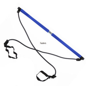 AU3 Three-section Pilates bar multi-functional Pilates fitness stick three-section fitness resistance band resistance rope yoga resistance bar