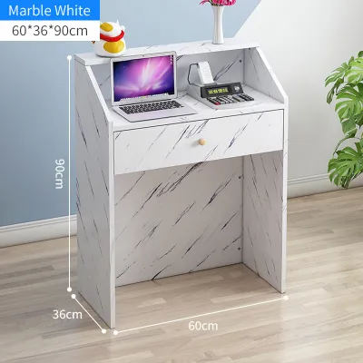 Cashier Reception Desk Bar Counter Dressing table Make up table Cashier With Drawer Company Podium For Supermarkets