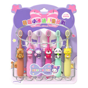 Kuromi Childrens Toothbrush Soft Bristles Premium Wholesale 3-6-9-12 Years Old Household Baby Baby Small Head High-End Cleaning