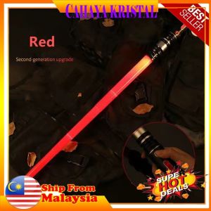 Sword Star wars Lightsaber Props Laser Sword Kids Toys Sword LED Light Connectable Lightsaber sword Pedang
