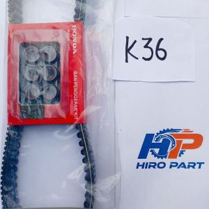 VANBELT SET + ROLLER 23100-K36-BA0 ORIGINAL Untuk Pcx 150 Cbu Vario150 Esp/Led Vario 125 Led New