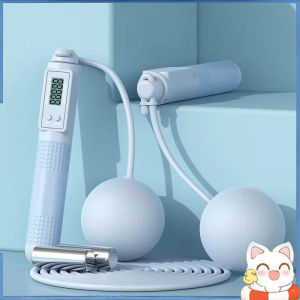 Indoor Jumping Rope Adult Weighted Skipping Rope Smart Counting Cordless Skipping Rope Dual-purpose Jumping Rope跳繩無繩