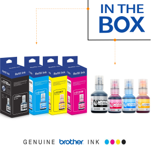 For Brother BT D100 BK Ink For DCP-T230 T236 T430W T436W T530DW T536DW T730DW T830DW MFC-T930DW T935DW Printer