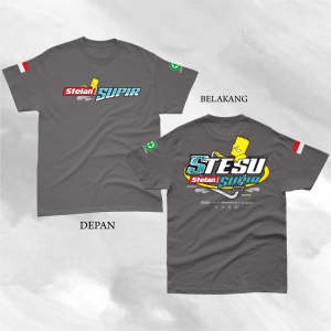 Kaos STESU- Stelan Supir (catton combed 24s) Dtf Premium