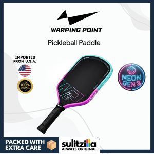 Warping Point Neon Pro Carbon Fiber Pickleball Paddle 15mm High Performance Tournament Paddle