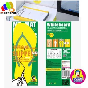 Mr Mat label Creative Flip-Flops Graffiti Small Whiteboard Sticks/Messenger Door Sticker