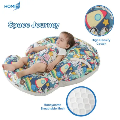 HOMIE Breathable Double Side Anti-Choke Anti-Reflux Maternity Nursing Pillow /Feed Nest Baby Pillows