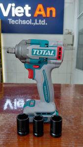 Máy Siết Bu Lông Pin TOTAL TIWLI20401 20V 400Nm Brushless Không Chổi Than 1/2" (Không Kèm Pin & Sạc) Chính Hãng