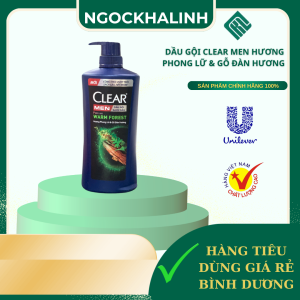 Dầu gội Clear men hương phong lữ & gỗ đàn hương 600G