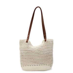 Oversized Handwoven Straw Tote - Versatile Beach & Commute Shoulder Bag