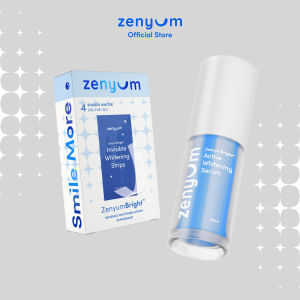 ZenyumBright™ Whitening Duo - Invisible Whitening Strips & Active Whitening Serum
