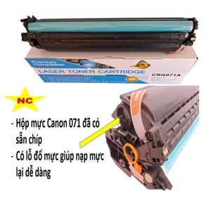 Hộp mực Có Chíp Canon LBP 120 121dn 122dw MF270 271dn 272dw 274dn 275dw có chíp. Ống mực máy in có mã mực Caon 071