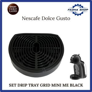 Set Drip Tray Grid Mini Me Black/Tatakan Gelas Mesin Kopi Nescafe Dolce Gusto Original