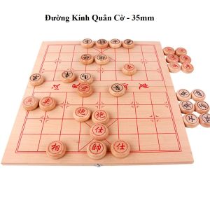 Cờ Tướng Nam Châm + Bộ Cờ Tướng Gỗ Sồi VIP Quân Cờ To 4.8cm Có Hộp Đựng Quà Tặng Cờ Tướng Các Loại Chính Hãng Amalife