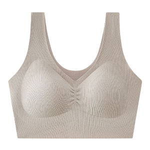 Thermal Bra for Women Wireless Push-Up Seamless One-Piece L-2XL Double-Sided Brushed Comfortable Ladies Underwear