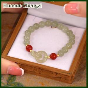 Hmeme Summer Valentines Day Gift Love Heart Beads Charm Bracelet for Women Girl Fashion Natural Bracelet To Love Jewelry Gifts