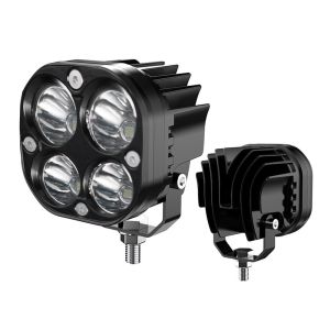 GOLDVAULT White/Yellow Light Motorbike Spotlight Waterproof Aluminum Alloy Car Lighting DRL Light Motorcycle Accessories
