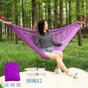 Fashion Green Life COD Duyan outdoor sports camping ice silk hammock with balance beam (no rollover)