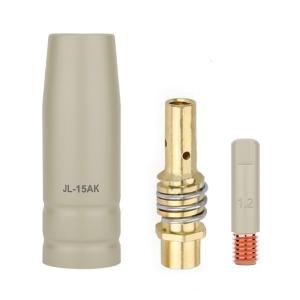 0.8/1.0/1.2mm Torch Gas Nozzle Tip Holder 15AK European Welding Accessories For Professional Welders Precise Tasks 3pcs