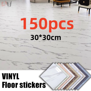 150PCS Marble Vinyl tiles Floor Stickers 30X30CM Self Adhesive waterproof tiles for flooring