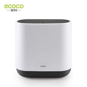 Ecoco Push Type Slim Dustbin Waste Bin/Minimalist Simple Bathroom Kitchen Household Bin/Large Capacity